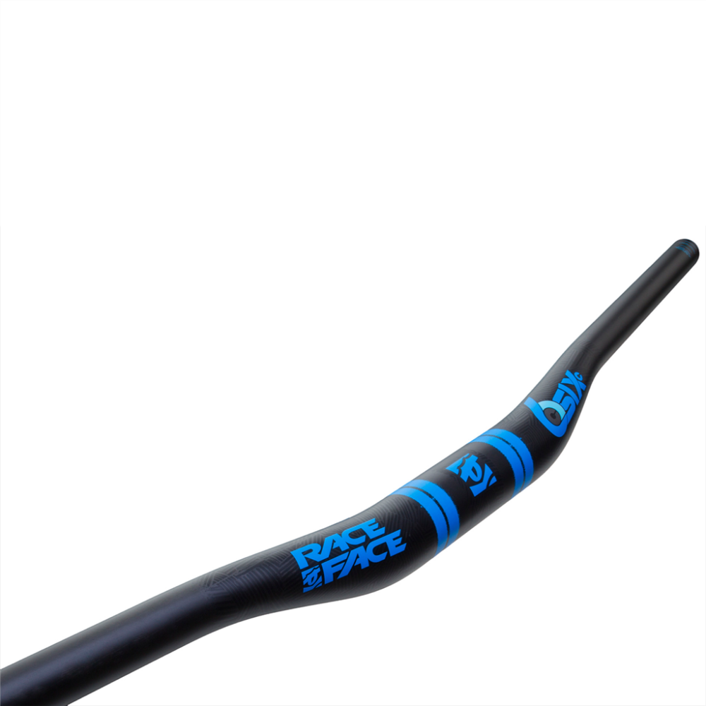 Race Face Sixc Carbon 35X820 20mm Riser Bar carbon/blue,one size