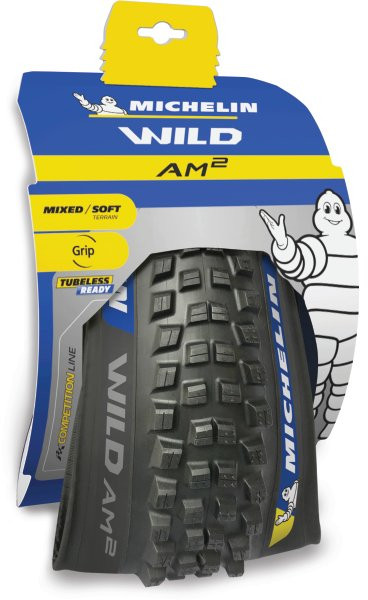 Michelin Wild AM2, Competition Line TLR, 29x2.4, faltbar, schwarz
