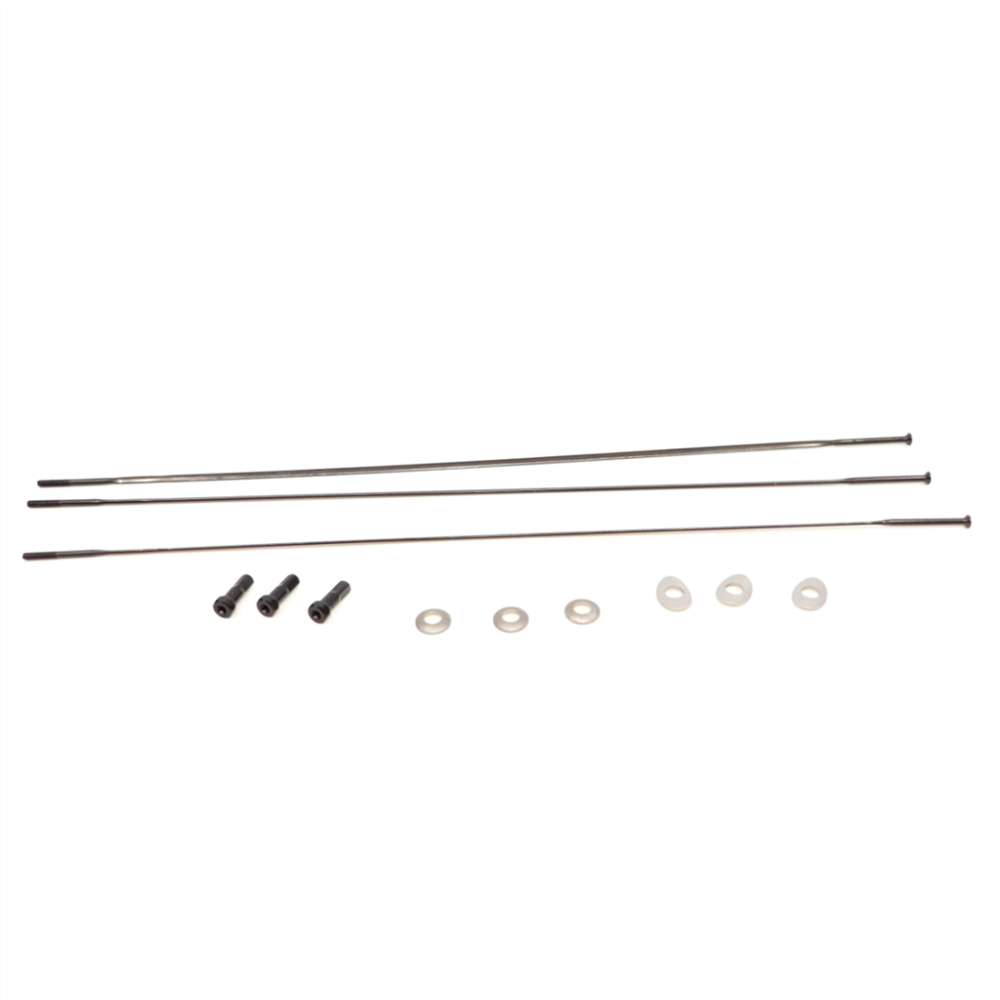 Zipp Spoke and Nipple 260mm CX-Ray Straight Pull Qty 3 black