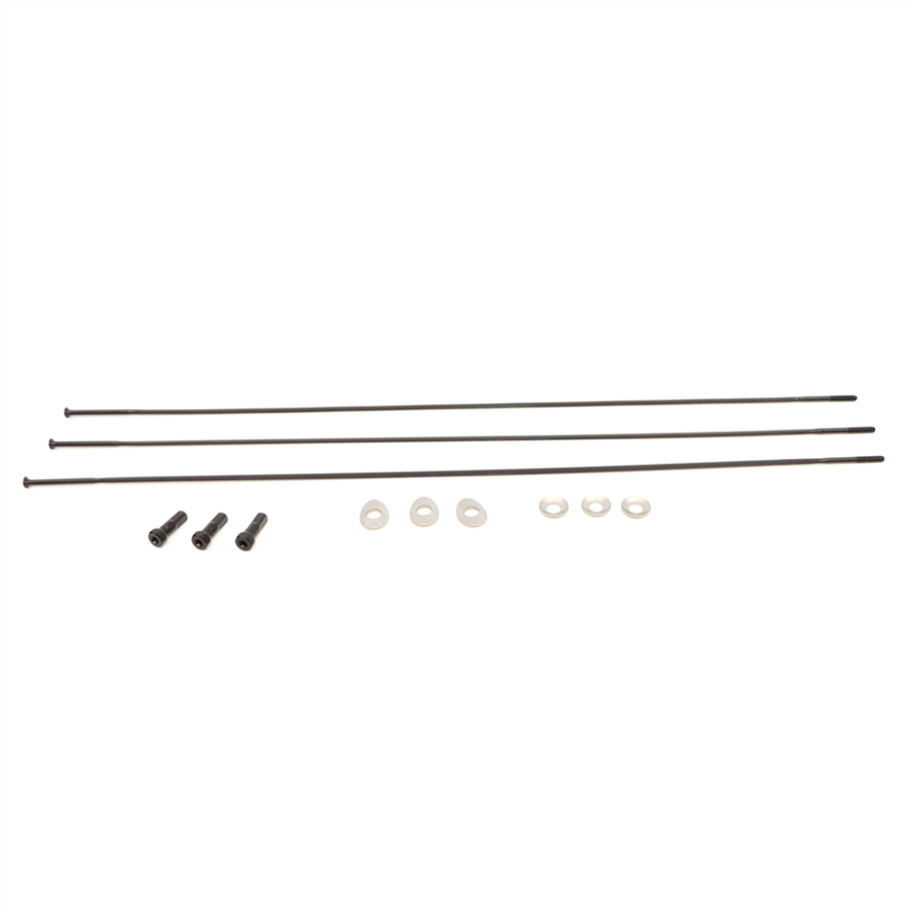 Zipp Spoke and Nipple 280mm CX-Ray Straight Pull Qty 3 black