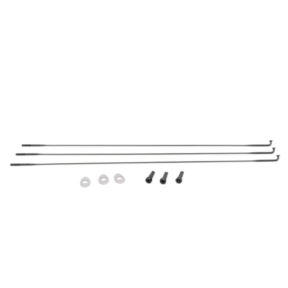 Zipp   Spoke and Nipple 260mm CX-Ray J-Bend Qty 3 black