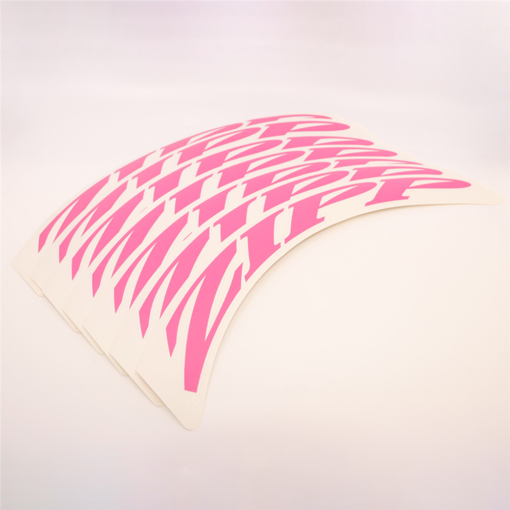 Zipp   Wheel Decal Kit   404 DB Single Rim pink