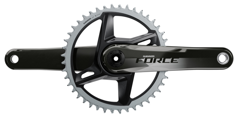 SRAM Kurbel Force 1x DUB 170mm 40Z Direct Mount, Gloss Black, Carbon