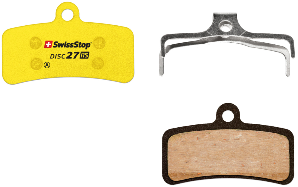 SwissStop Bremsbelag Disc 27 RS Shimano , 1 Paar, BR-M820/810, BR-M8020, BR-M640, Quadiem/SL/Slate T4