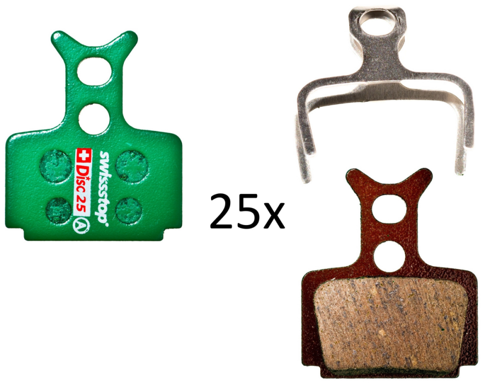 SwissStop   Bremsbelag Disc 25 C Formula, Box à 25 Paar, RO/T1/R1 Racing, R1, C1, CR3, T1, RO, Mega, One, R...