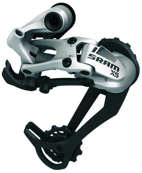 SRAM Schaltwerk X5 9-fach Long Cage silber