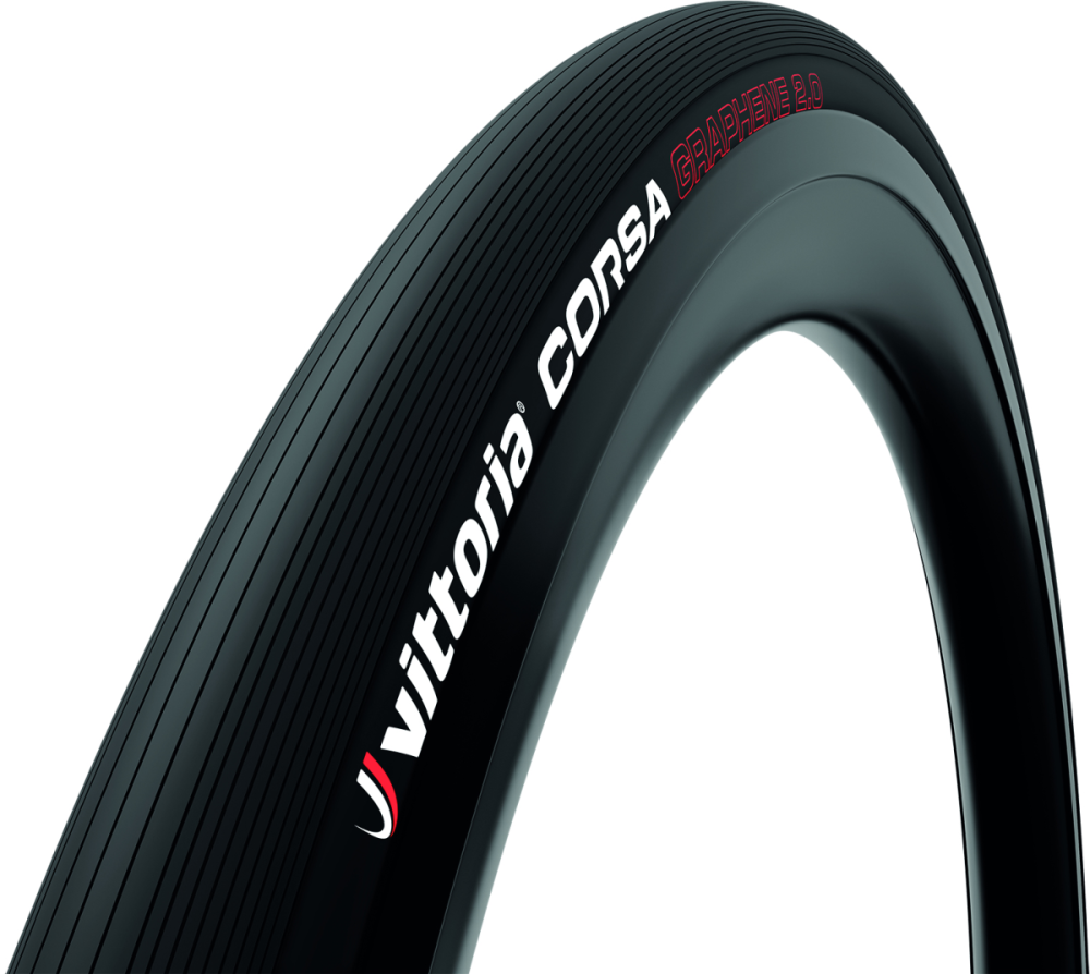 Vittoria Corsa TLR schwarz/schwarz, Graphene 2.0 700x25C, faltbar, TL-Ready