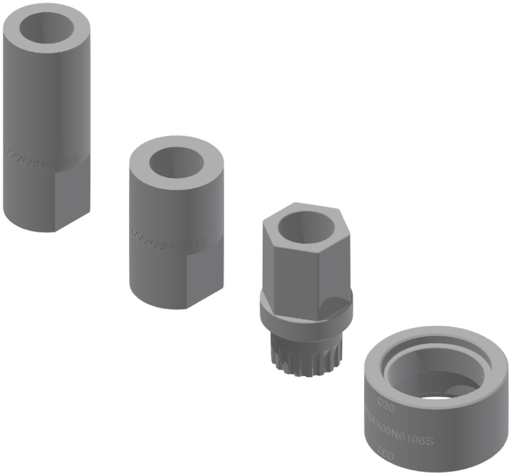 DT Swiss Naben Toolkit Set Hinterrad 180/240 EXP, 4 Teilig