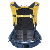 Evoc Trail Pro 16L Backpack, S/M, curry/denim