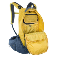 Evoc Trail Pro 16L Backpack, L/XL, curry/denim