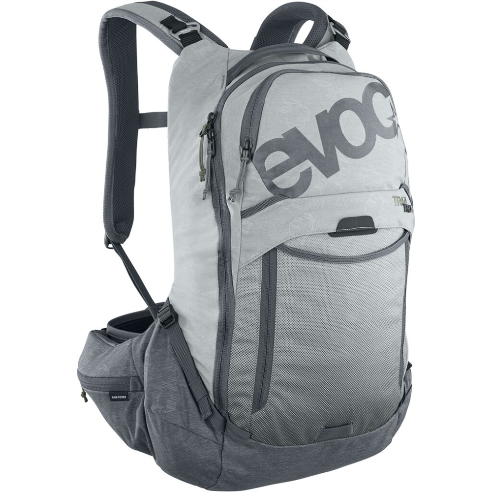 Evoc Trail Pro 16L Backpack, S/M, Grau/Schwarz