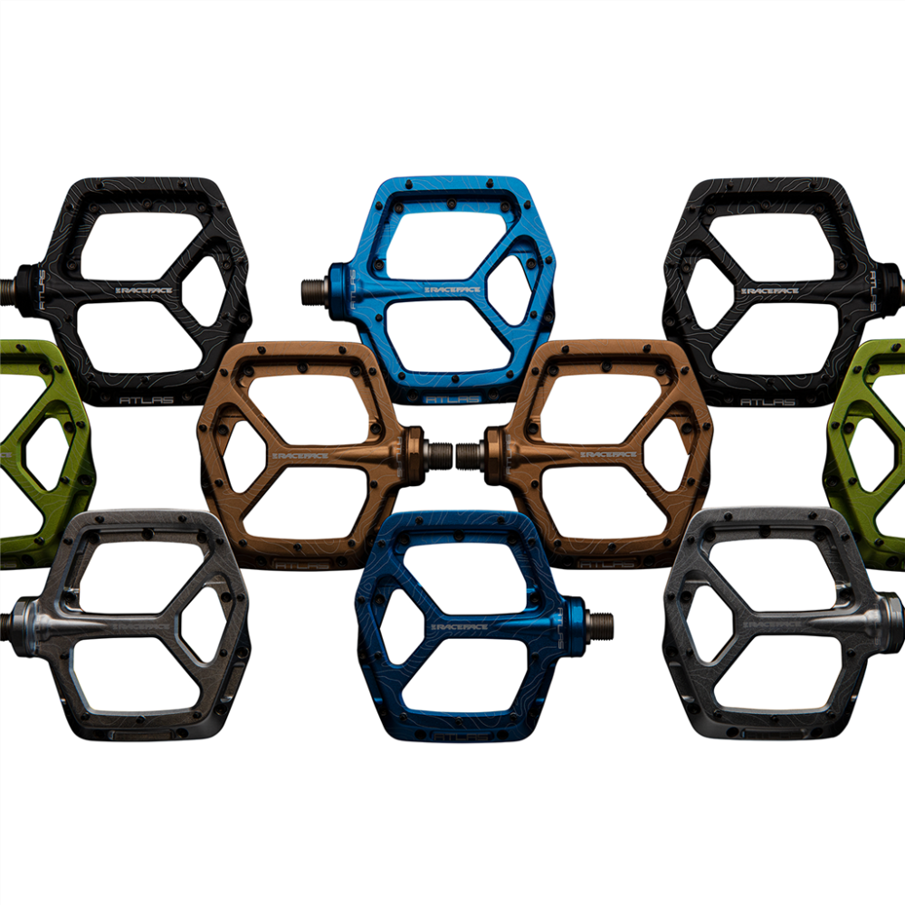 Race Face Hardgoods Atlas Pedal V2 red,one size