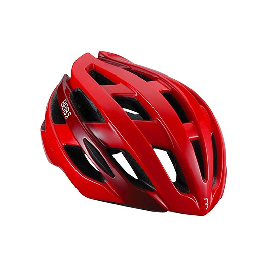BBB Helm Hawk rot glanz M 54-58cm InMold, FitSystem: Ø+Höhe Verstellbar