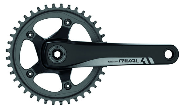 SRAM Crankset Rival 1   BB30 black,170mm/42t
