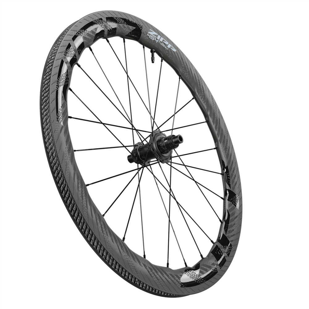 Zipp 454 NSW Tubular Disc-Brake Rear Wheel V2 black carbon,700C/'12X142 XDR