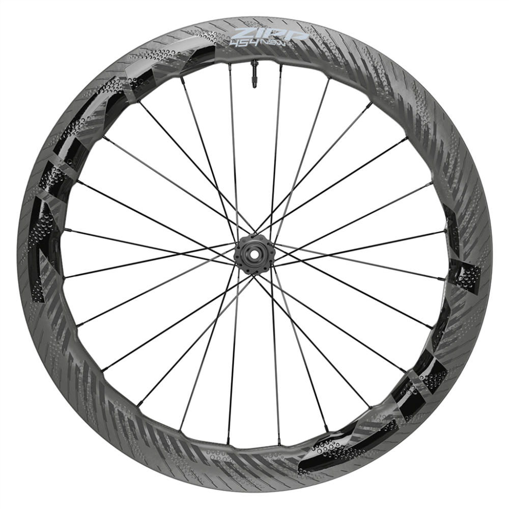 Zipp   454 NSW Tubeless Disc-Brake Front Wheel V2 black carbon,700C/'12X100 