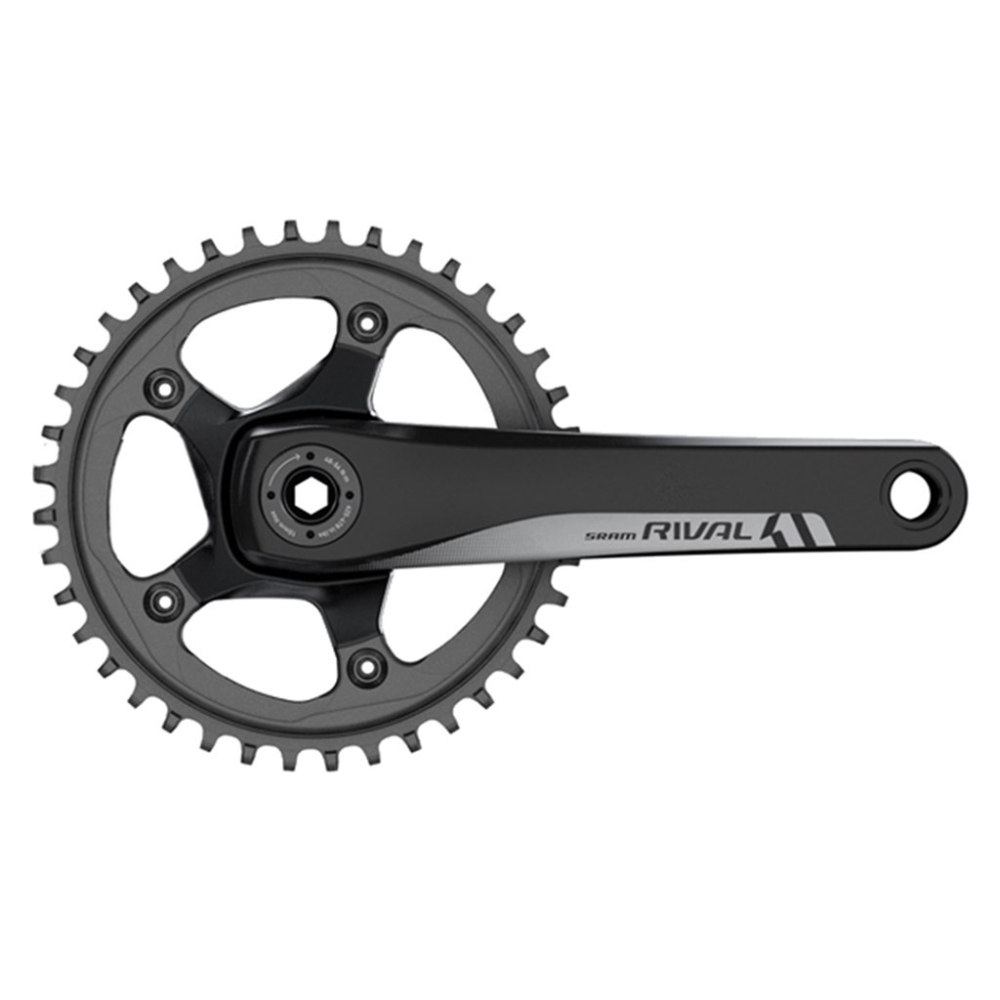 SRAM Crankset Rival 1   BB30 black,172.5mm/42t