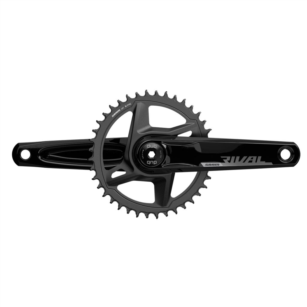SRAM Crankset Rival eTap AXS Wide 1x  DUB black,175mm/46t