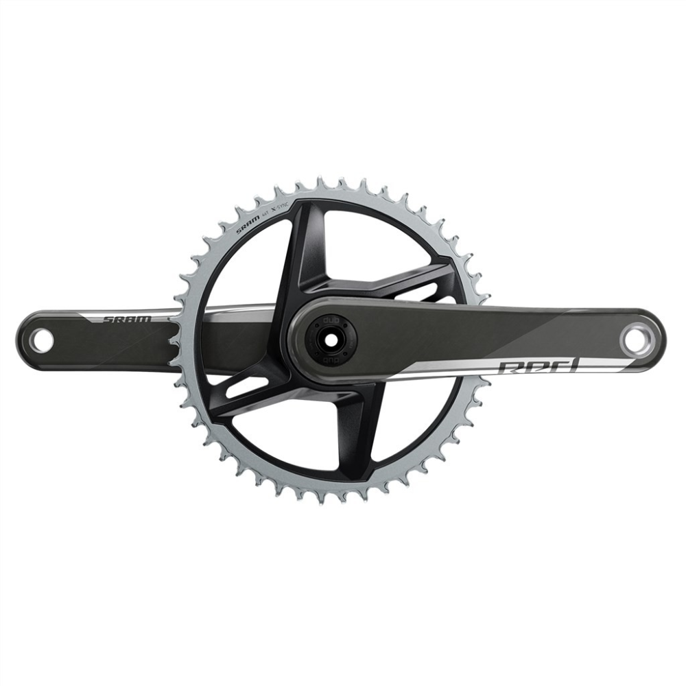 SRAM Crankset Red eTap AXS 1x DirectMount  DUB  natural carbon,165mm/40t
