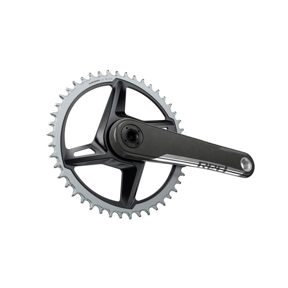 SRAM Crankset Red eTap AXS 1x DirectMount  DUB  natural carbon,172.5mm/46t