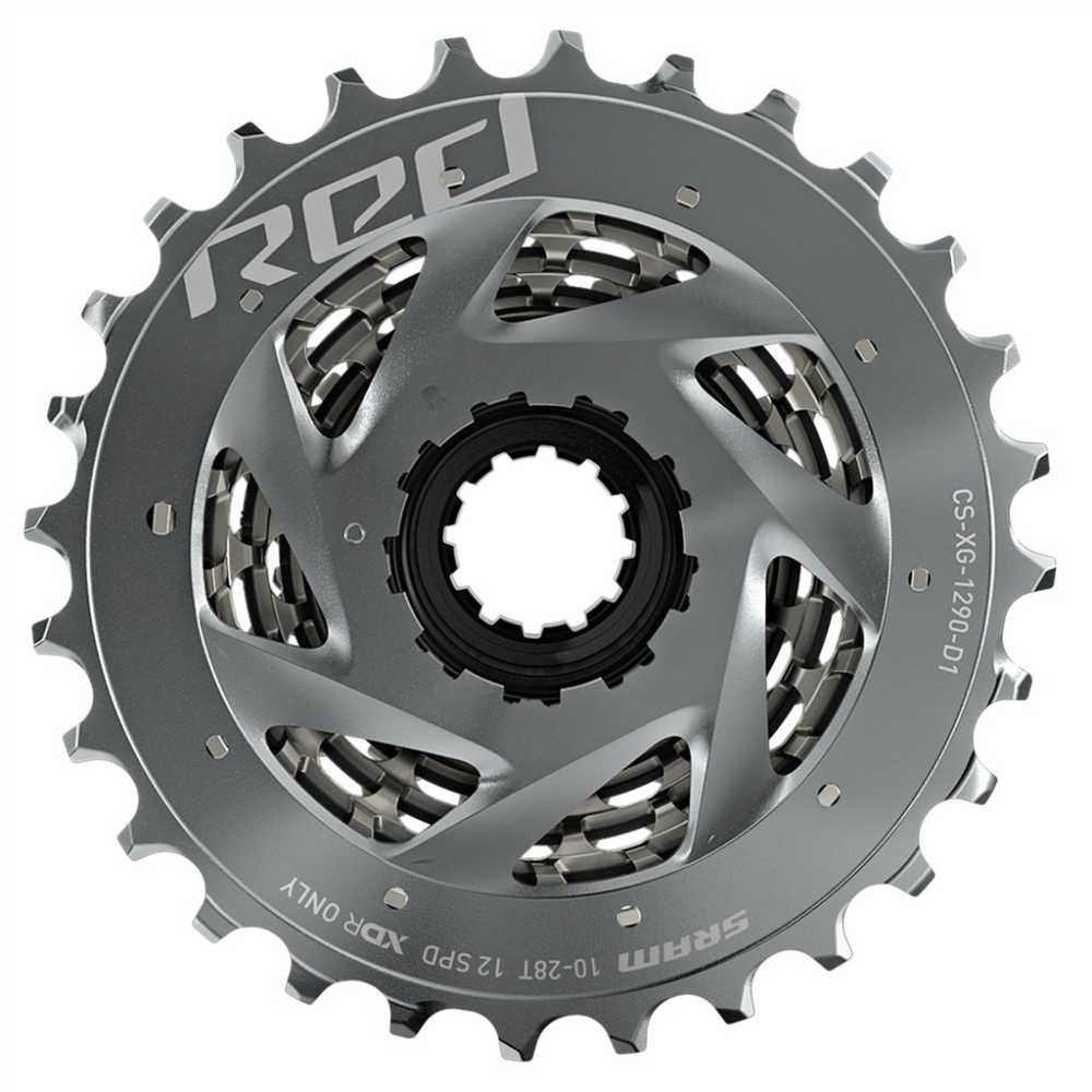 SRAM Cassette XG-1290 Red eTap AXS 12SP silver,10-28t