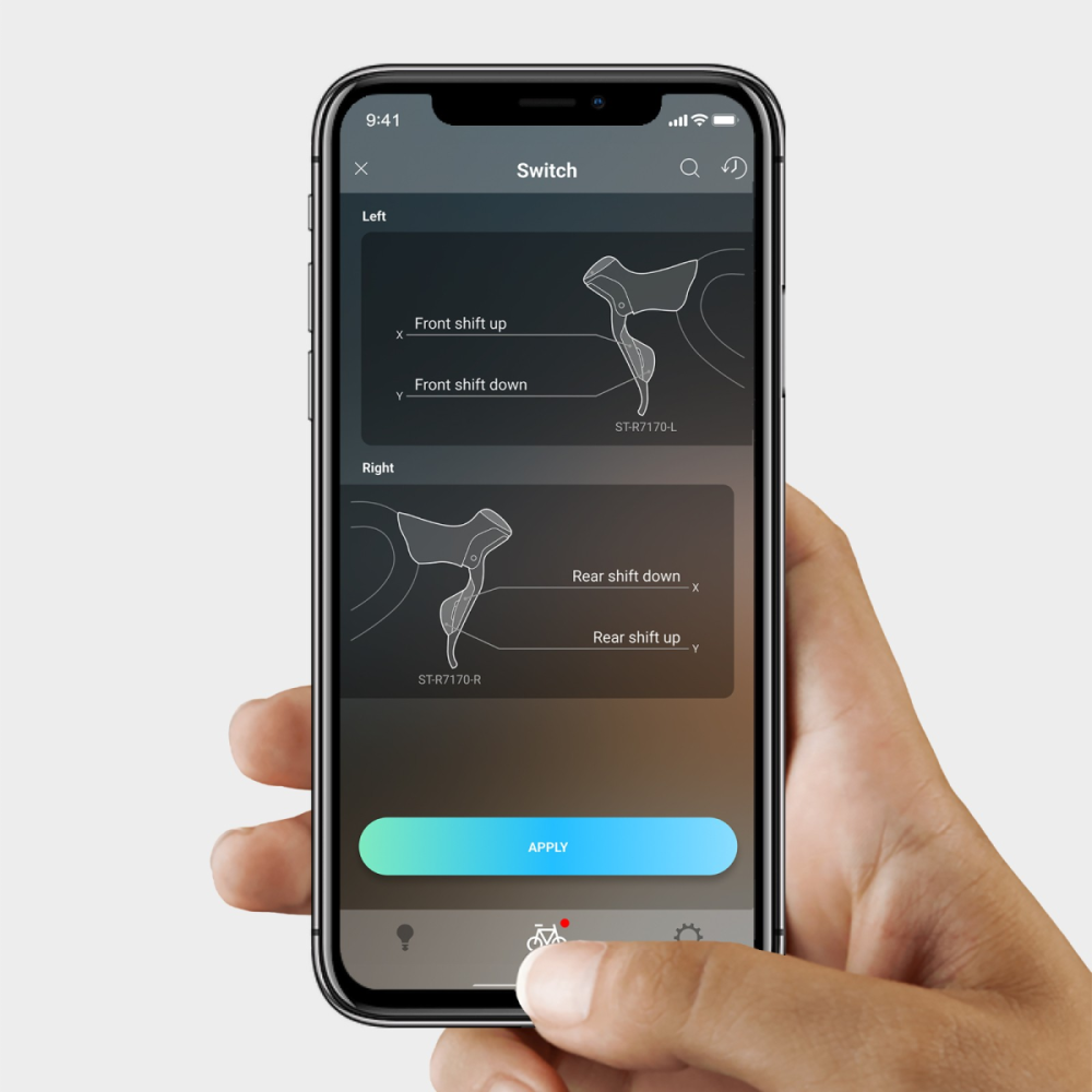 Shimano 105 DI2 22 DISC Brake Set HR 1700mm, ST-R7170, FLAT MOUNT mit BR-R7170 schwarz