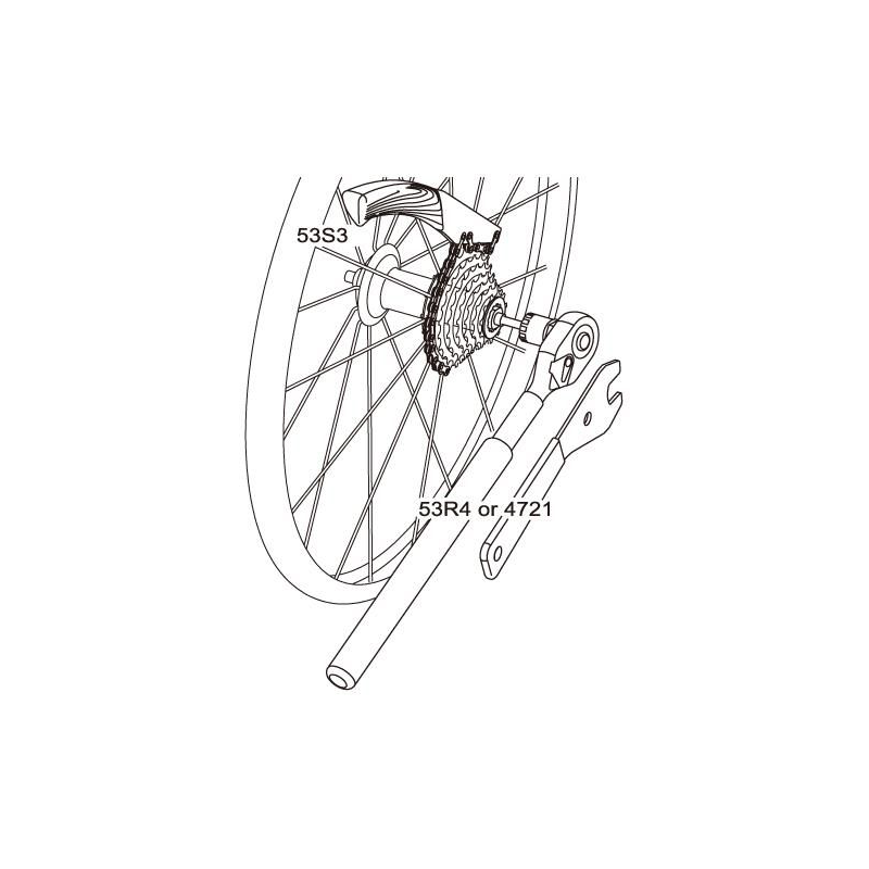IceToolz IceToolz Werkzeug, Innenringlöser Shimano HG, mit Stift, 09C1