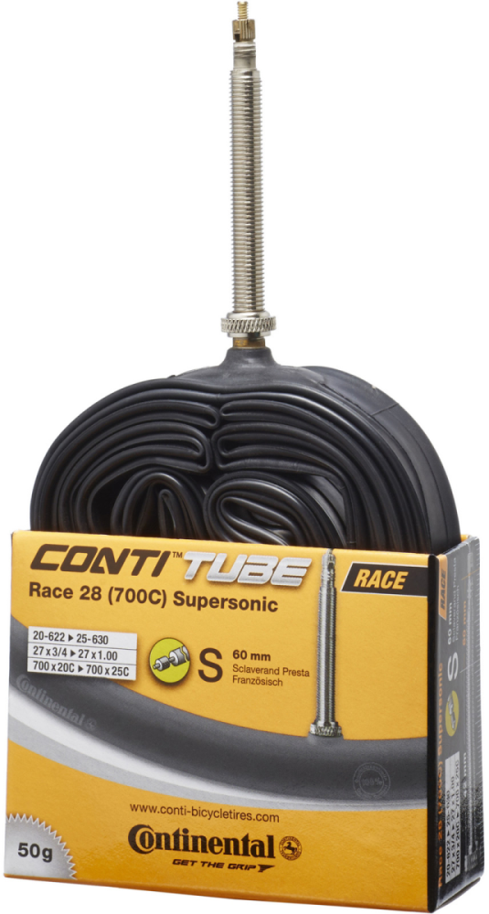 Continental Schlauch Road Supersonic, 700x20-25C, Ventil 60 mm