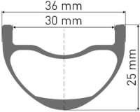 DT Swiss HXC 1501 Spline LS 29 Hinterrad Boost, Mod. 22, Carbon, Centerlock, 12x148mm 30mm Sram XD