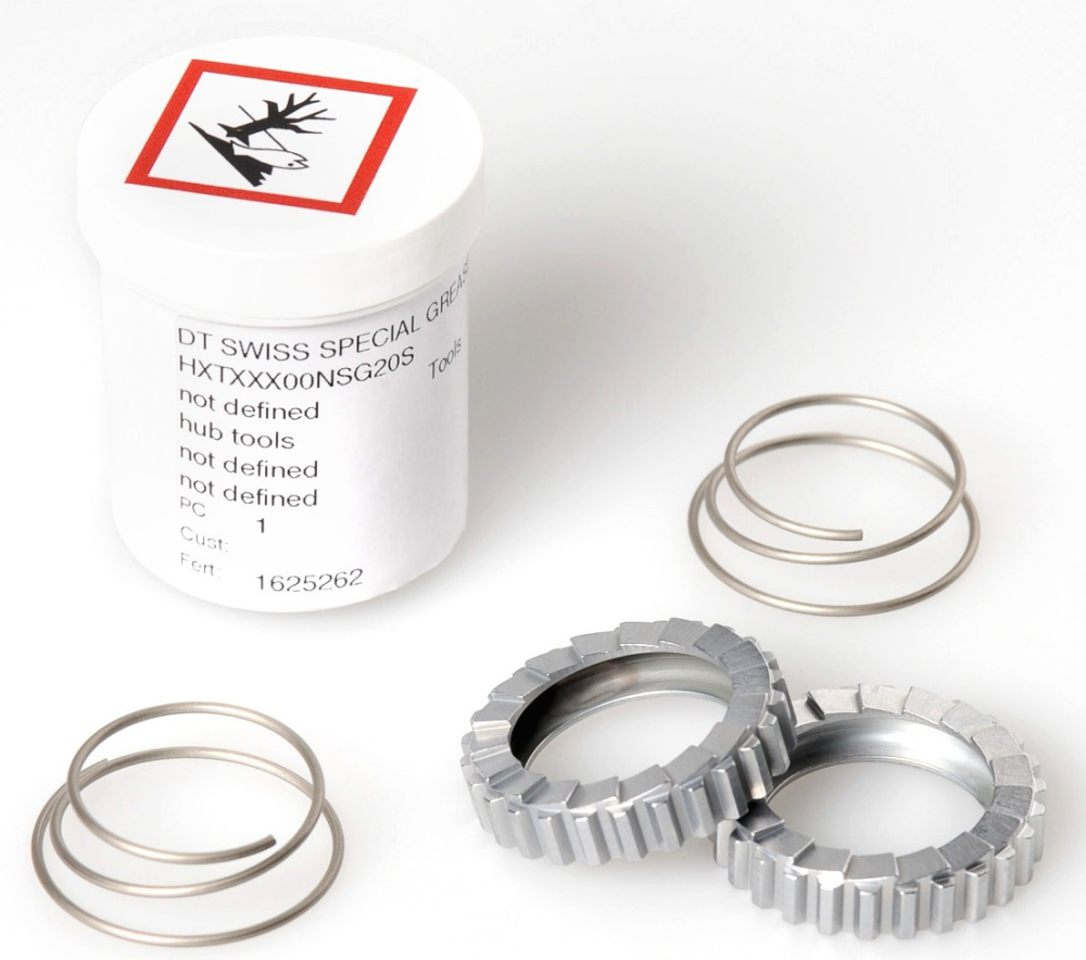 DT Swiss Zahnscheiben Kit Ratchet SL 18T, 2 Stk. inkl. Feder und Fett