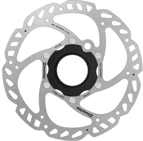 SwissStop Catalyst One DISC Scheibe 160mm, Centerlock, 1.95mm, ohne Lockring