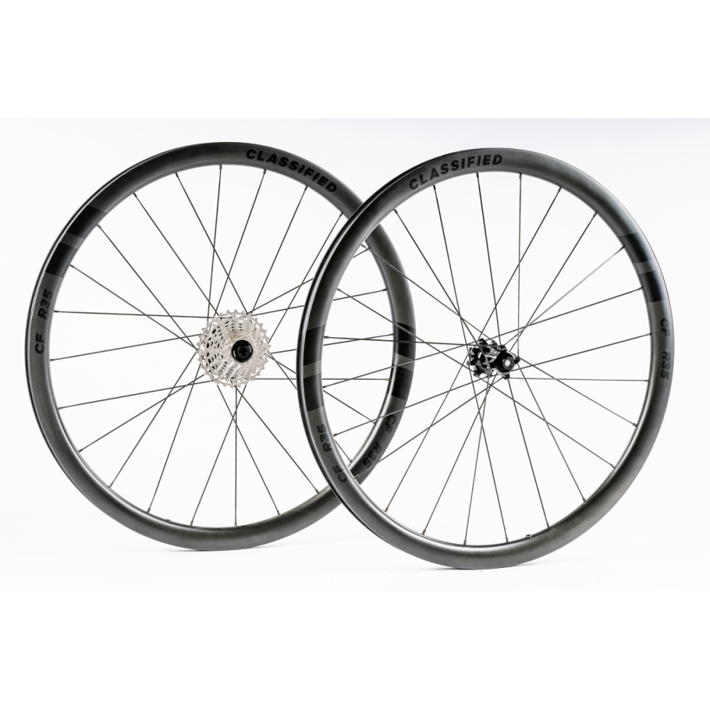 Classified Powershift R35 Carbon Wheelset Kit, Clintcher, Tubless, inkl. Kassette, 12 speed / 11-32