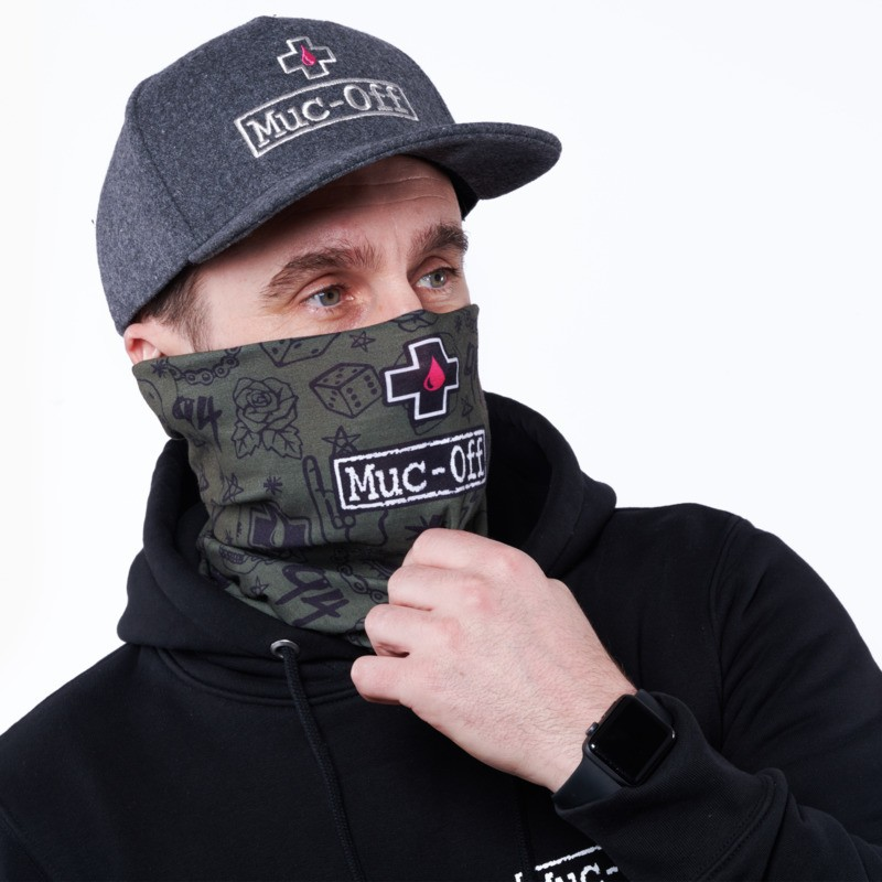 Muc-Off Lightweight Neck Gaiter green
