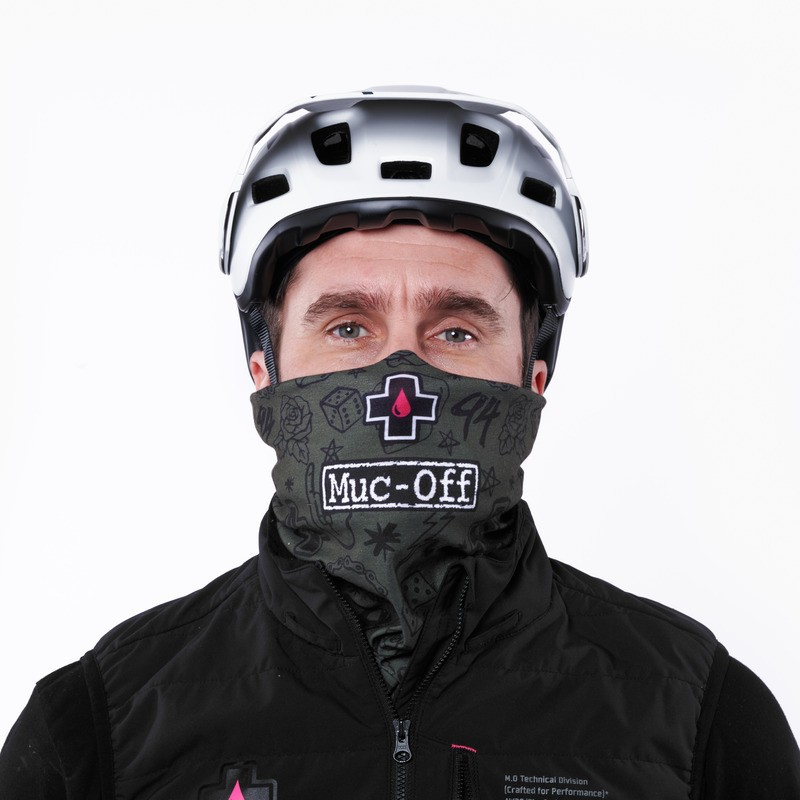 Muc-Off Lightweight Neck Gaiter green