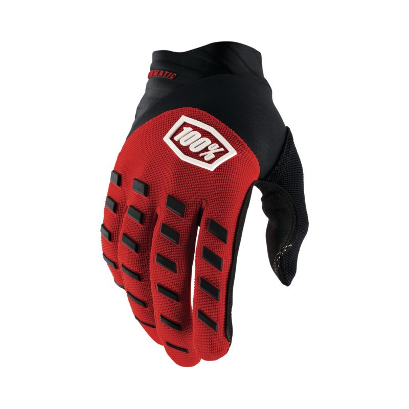 3T 100% Airmatic Gloves Red/Black rot, M