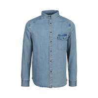 iXS Carve Digger Organic Denim Shirt washed blue, L