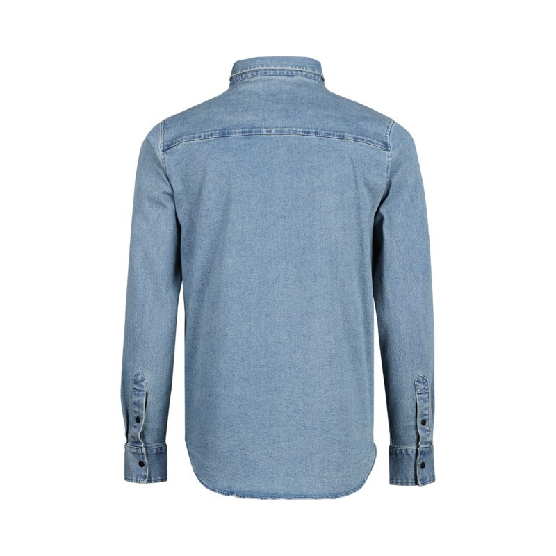 iXS Carve Digger Organic Denim Shirt washed blue, L
