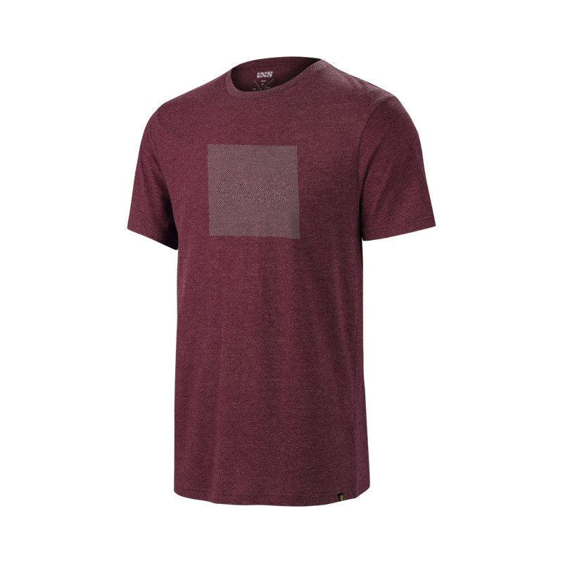iXS Illusion Organic Tee raisin, L