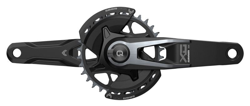 SRAM Powermeter X0 Eagle T-Type 32Z 165mm Spindlebased Q174 CL55 DUB MTB Wide Blac