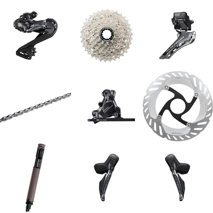 Shimano   Ultegra Di2 R8100 Gruppe - 2x12-fach, ohne Kurbel