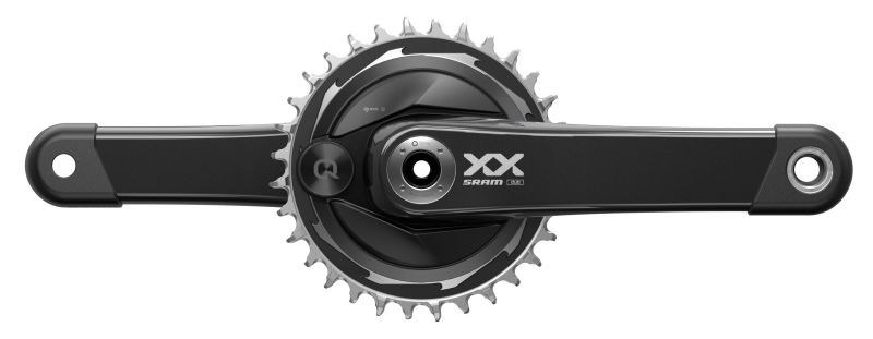 SRAM Powermeter XX Eagle T-Type 32Z 165mm Spiderbased Q174 CL55 DUB MTB Wide Black