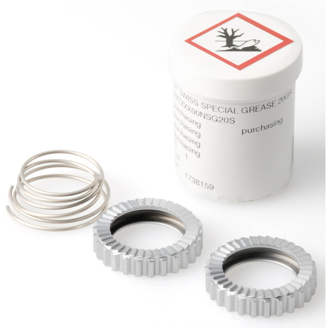 DT Ratchet Kit 54 Zähne, Super light (2 Ratchenscheiben, 2 Federn, Fett)