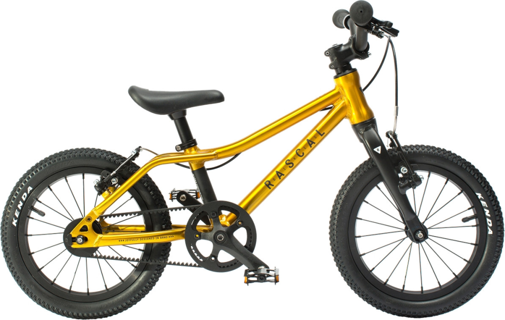 Rascal Bikes Rascal 14 Belt Drive 1-Gang, Gold 14 Zoll