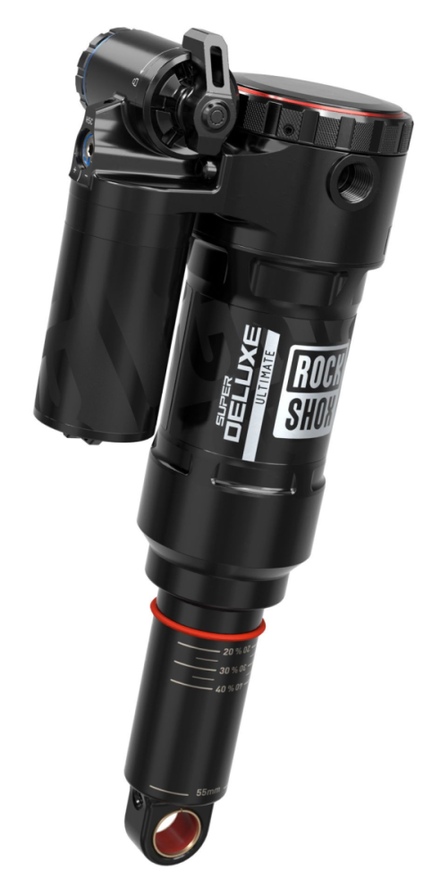 RockShox Super Deluxe Ultimate RC2T - 165X45 Linear Air, Trunnion/Standard - C1