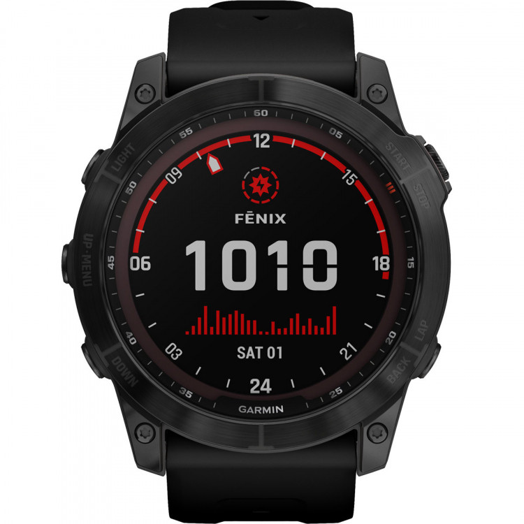 Garmin   fenix 7X,Base,Black/SS w/Si Band