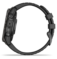 Garmin fenix 7 Pro Saph Solar, Crbn Gry DLC Ti w/Black Band, Sportuhr