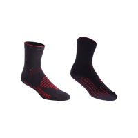BBB Wintersocke FIRFeet schwarz-rot 35-38, FarInfraRed Technologie für warme Füsse