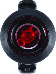 BBB Rücklicht Spy 7 Lumen 2x CR2032,, schwarz 1 Stück, mit Halterung