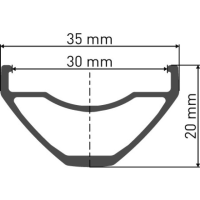 DT Swiss Felge E 532 29 Disc 28 Loch