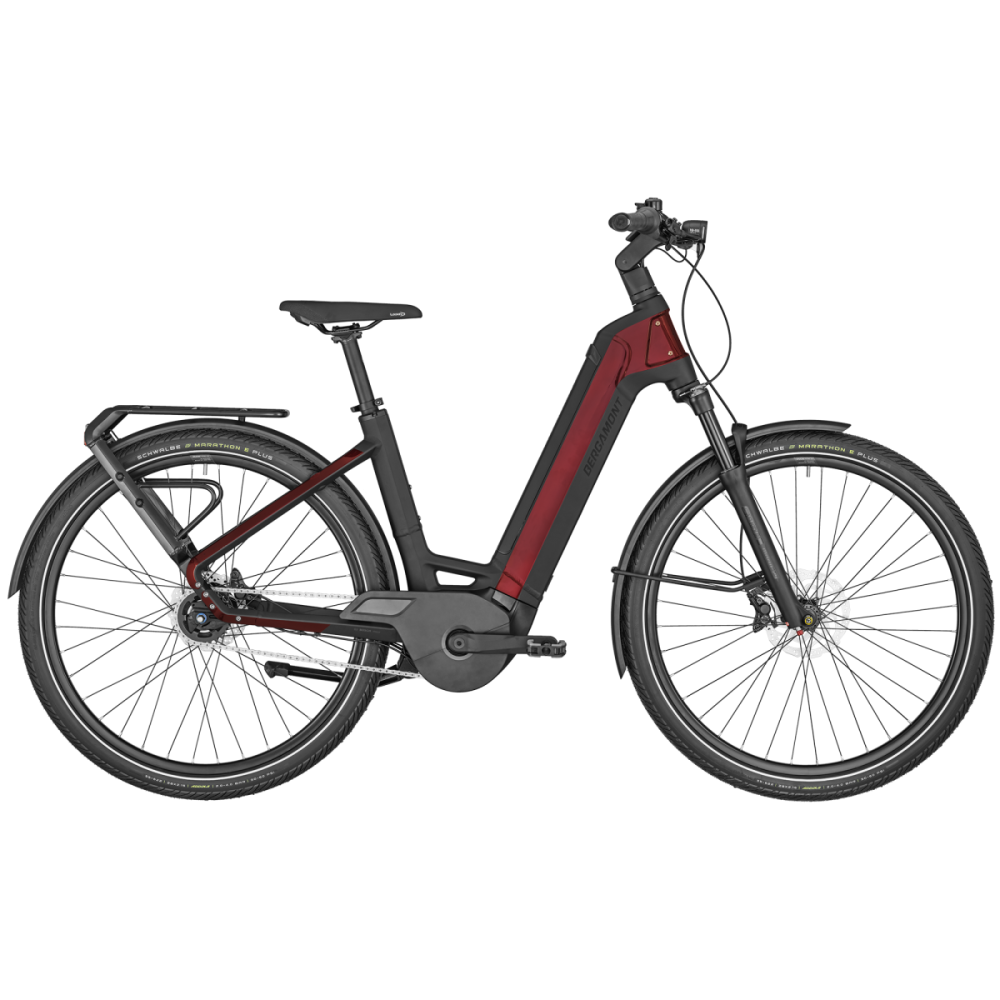 Bergamont E-Ville Expert, shiny mirror red, 50